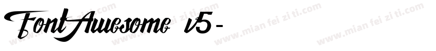 FontAwesome v5字体转换